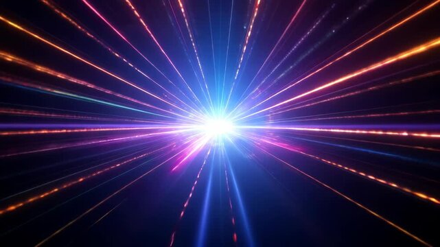 The interplay of golden and orange light effects and starry images