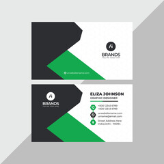 Modern Professional Business Card, Creative And Simple Business Visiting Card, Business Card Design Template 
