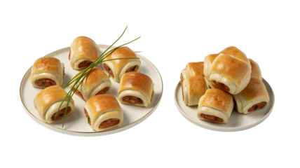Savory sausage rolls fresh from the oven perfect for brunch parties and delicious appetizers or snacks