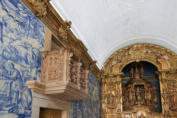 Interior view of the Chapel of Our Lady of the Conception, Loulé, Algarve, Portugal