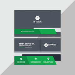Modern Professional Business Card, Creative And Simple Business Visiting Card, Business Card Design Template 