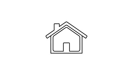 house icon on white background