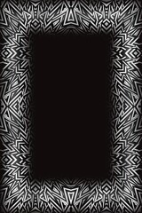 Picture frame, text frame, abstract, scribble pattern, black and white used for creating backgrounds, pattern designs, printed patterns on products.