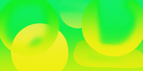 Vibrant Abstract Background With Flowing Organic Shapes In Bright Yellow And Green Gradient Colors