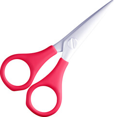 Colorful 3D Scissors with Comfortable Grip