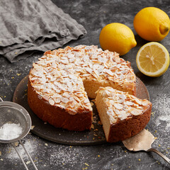 Almond lemon cake