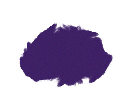 purple watercolor brush stroke with rough edges on white background. Vibrant paint texture perfect for abstract art, posters, and digital design. Bold handmade ink splash illustration.