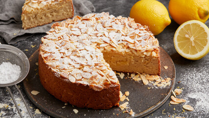 Almond lemon cake