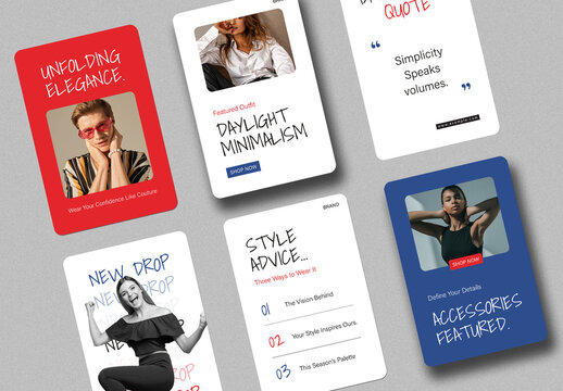 Minimalist Fashion Sale Social Media Stories Template