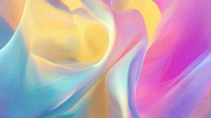 Pastel Abstract Silk Fabric Background