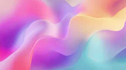 Pastel Gradient Abstract Fluid Background