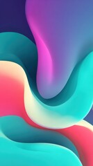 Colorful Abstract Fluid Gradient Background