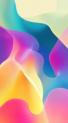 Colorful Abstract Fluid Gradient Background