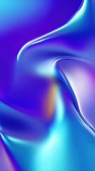 Abstract Wavy Purple and Blue Background