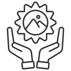 Branding Outline Icon