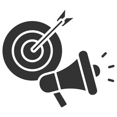 Advertising Glyph Icon