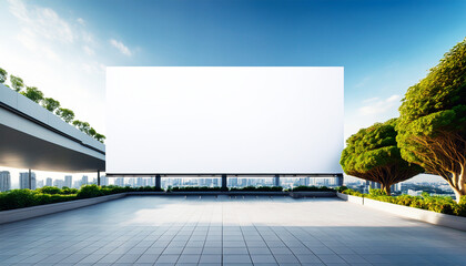 billboard in the city