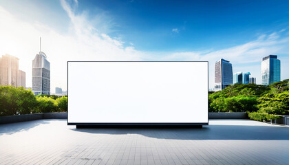 billboard in the city