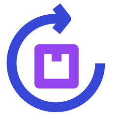 shipping and delivery twotone icon set