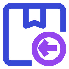shipping and delivery twotone icon set