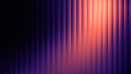 Vibrant neon glass refraction background with glowing purple and pink light effect and a smooth vertical ribbed pattern.