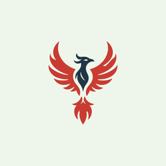 Heraldry Phoenix Logo