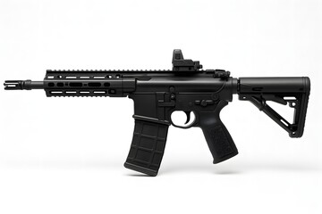 XM7 Assault Rifle Centered – Photorealistic Studio Render on White