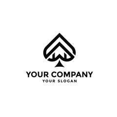 Real estate Sleek and modern shovel design that appeals to luxury home buyers and sellers