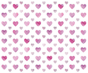 ニュアンスのあるハート柄・ピンク