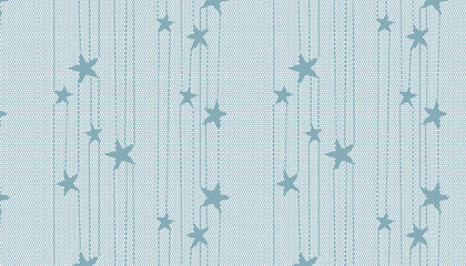 A seamless pattern of stars on a lace net.﻿