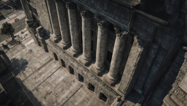 Ancient Roman Theater of Bosra - A Birds-Eye View of History.