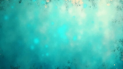 Grunge turquoise texture background with gradient teal and white tones, rough vintage paint surface, abstract distressed wall design for digital art, poster, and modern graphic use.