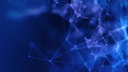 Concept of Network, technology, internet communication. 3d illustration