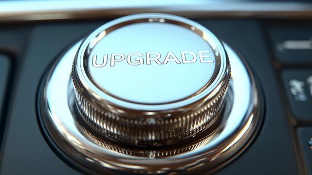 Upgrade button on modern control dial