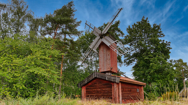 Windm&uuml;hle in der N&auml;he des V&auml;nernsees
