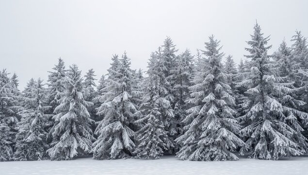 Winters Embrace. A Study in Whites, Grays, and Textural Contrasts in the Forest. - Powered by Adobe