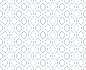 Abstract geometric pattern. A seamless vector background. White and gray ornament. Graphic modern pattern. Simple lattice graphic design