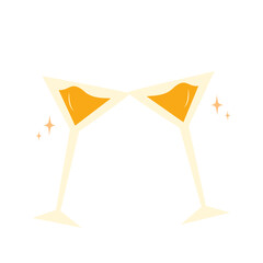 Champagne Glasses Toast