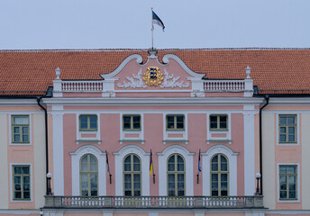 Parlament building at Tallinn (Estonia). Riigikogu