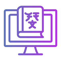 traslate Gradient icon