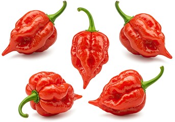 Ignite your senses with these vibrant red ghost peppers, promising intense flavor and fiery heat for adventurous cuisine and culinary creations