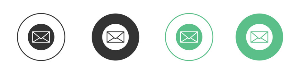 Email icon element for designs
