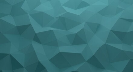 Stunning geometric polygonal background in teal brings a modern, professional touch to any project, perfect for websites, presentations, and branding