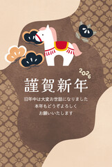 午年年賀状素材17