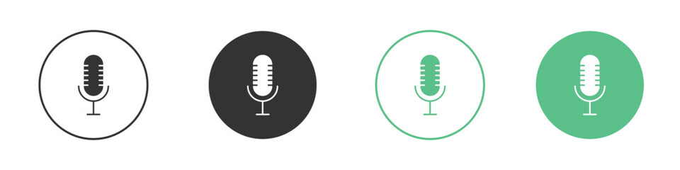 Podcast icon element for designs