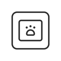 Animal Print Certificate Icon – Modern, Simple Flat Vector Illustration for Website or Mobile App