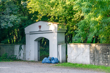 Gate The Old Abandoned Jewish