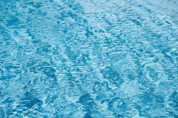 abstract blue color water wave in swimming pool pure natural swirl pattern texture