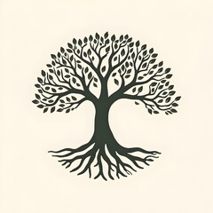 Elegant tree of life design &ndash; a symbol of growth, strength, and connection