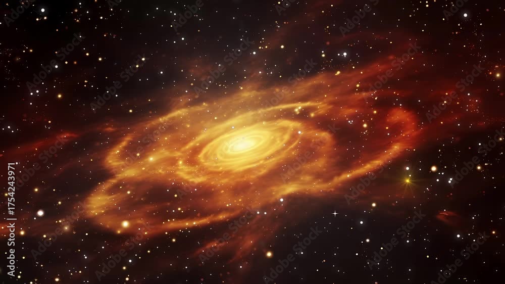 Canvas Prints the stars and blue nebula in space. galaxy exploration through outer space towards glowing milky way